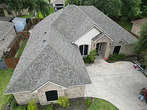 Residential roof replacement in McAllen, TX neighborhood